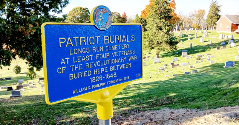 Historical marker at local cemetery honors revolutionary patriots